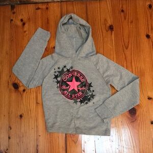 Converse size M, 10-12, cotton. Gray with Converse all star